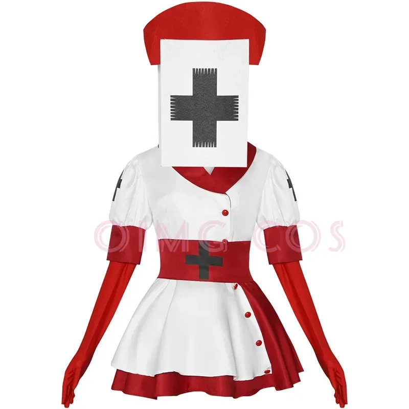 Anime Cosplay Dress For Women - الظلام الخداع حصادة ممرضة تأثيري حلي