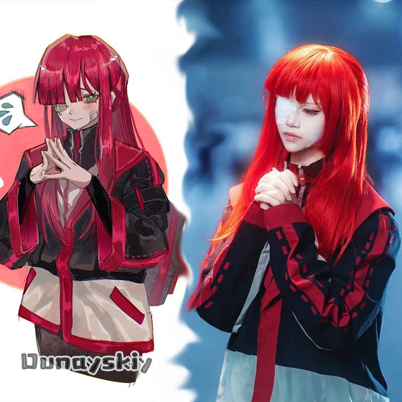 Anime Cosplay With Red Hair - زي تنكري لشخصية يولي من شركة