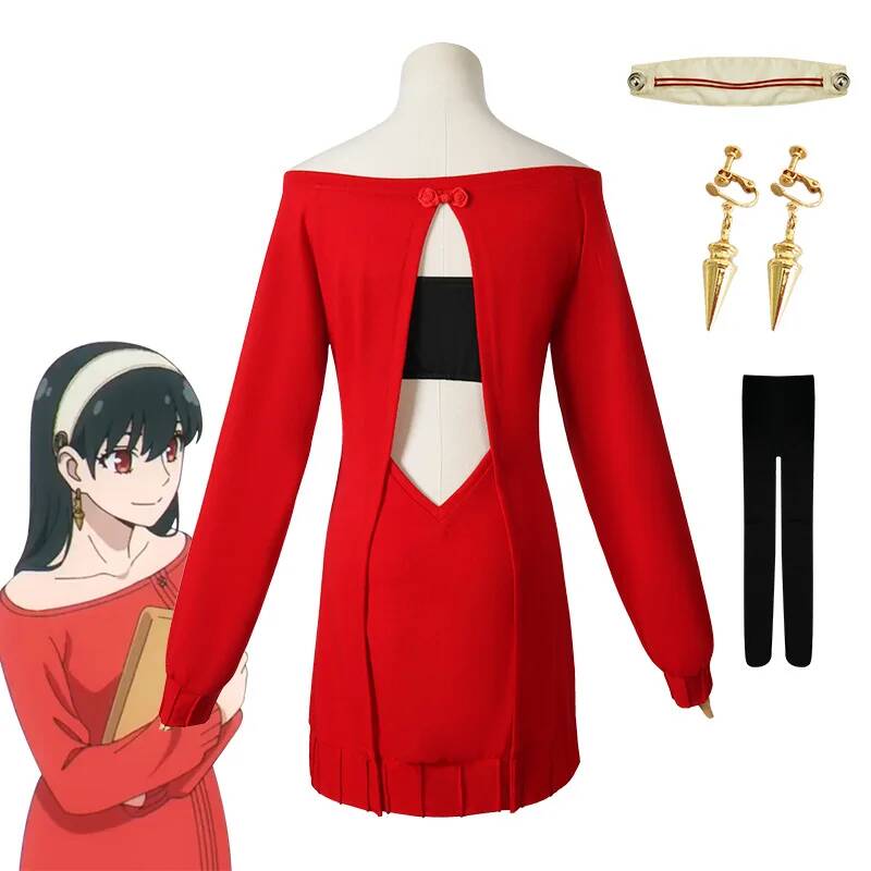 Anime Cosplay Yor Forger - زي تنكري أنمي فاميلي كوسبلاي يور