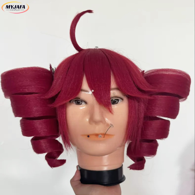 Anime Cosplay With Red Hair - باروكة كوسبلاي أنمي كاساني تيتو، باروكة