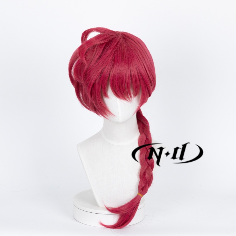 ND Ranma Saotome شعر مستعار تأ - مراجعة Anime Cosplay With Red Hair وسعره