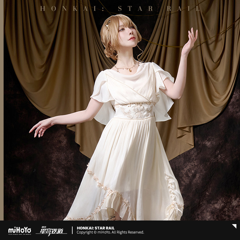 فستان أغلية الأصلي من mIHOYO م - مراجعة Anime Cosplay Dress To Impress وسعره
