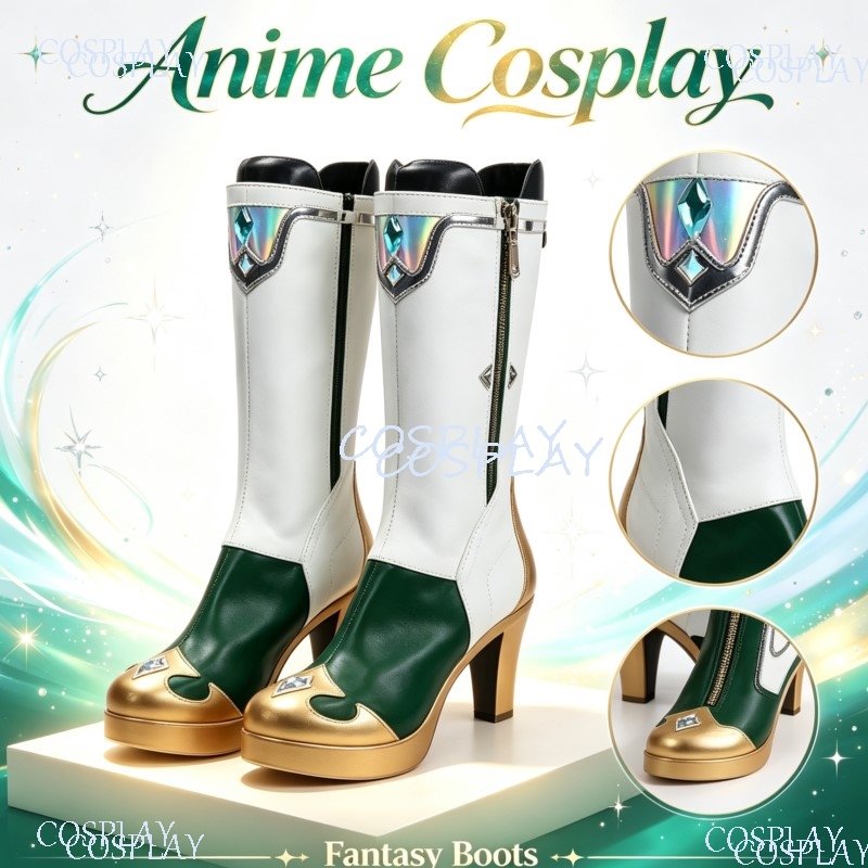 حذاء كوسبلاي بكعب عالٍ مخصص من - مراجعة Anime Cosplay Plus Size وسعره