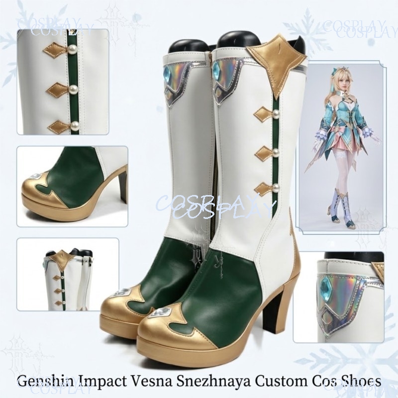 حذاء كوسبلاي بكعب عالٍ مخصص من - مراجعة Anime Cosplay Plus Size وسعره
