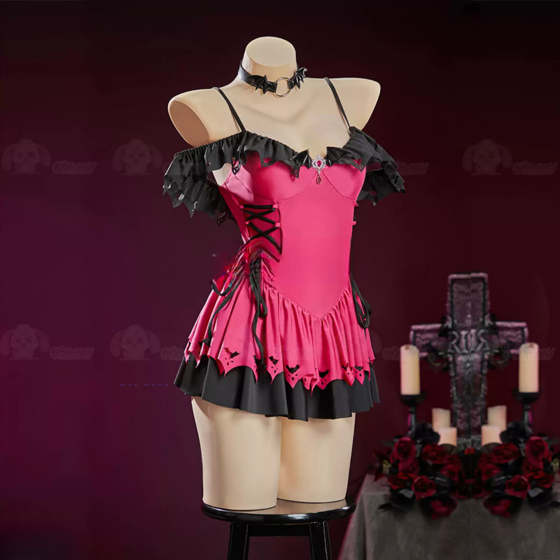 Draculaura تأثيري حلي أنيمي عا - مراجعة Anime Cosplay Dress For Women وسعره