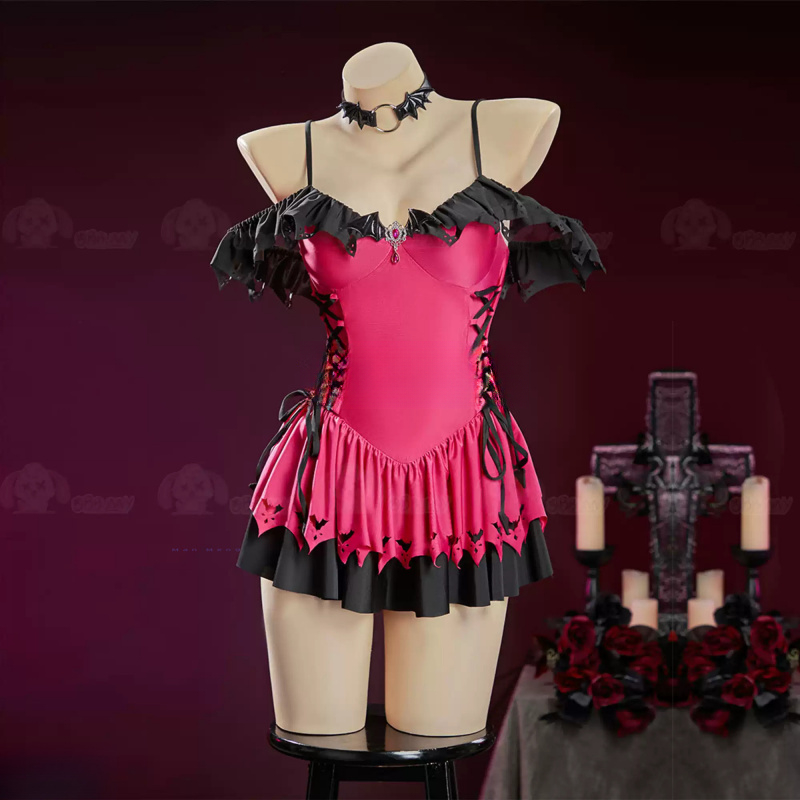 Draculaura تأثيري حلي أنيمي عا - مراجعة Anime Cosplay Dress For Women وسعره